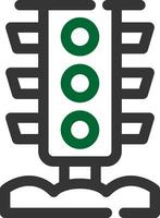 design de ícone criativo de semáforo vetor