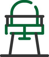 Alto cadeira criativo ícone Projeto vetor