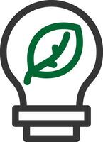 verde energia criativo ícone Projeto vetor