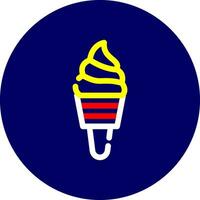 design de ícone criativo de sorvete vetor