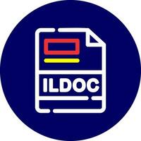 ildoc criativo ícone Projeto vetor