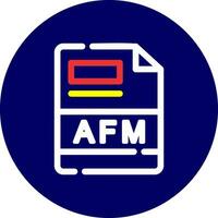 afm criativo ícone Projeto vetor