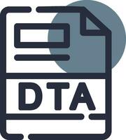 dta criativo ícone Projeto vetor