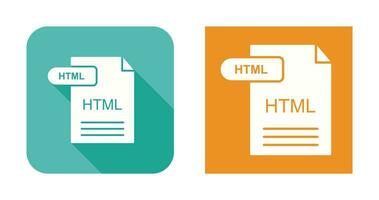 ícone do vetor html