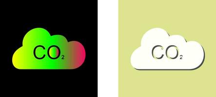 ícone de vetor de dióxido de carbono