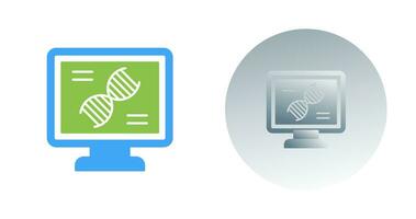 ícone de vetor de teste de dna