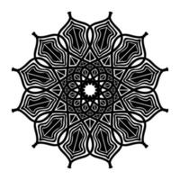desenho de mandala geométrica tradicional de estilo árabe vetor