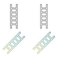 ícone de contorno de escada ilustração de escada vetor