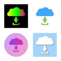 download exclusivo do ícone vetorial da nuvem vetor