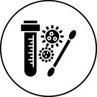 pcr teste vetor ícone