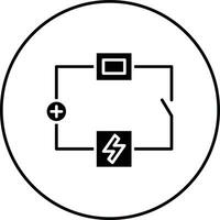 elétrico o circuito vetor ícone
