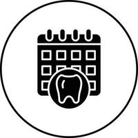 ícone de vetor de consulta ao dentista