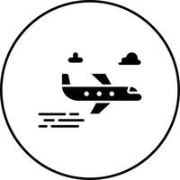 ícone de vetor de voo