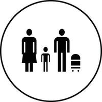 ícone de vetor de família