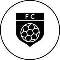 ícone de vetor de clube de futebol