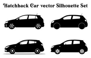 vetor carro silhuetas pacote, conjunto do carro vetor silhueta clipart