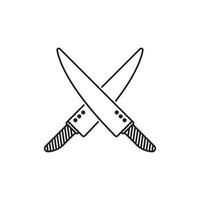 vetor de ícone de faca