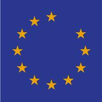 Estrela em falta da bandeira da UE, vetor
