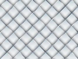 padrão abstrato sem costura 3d branco quadrado prata linhas de grade de fundo vetor