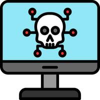 cyber ataques vetor ícone Projeto