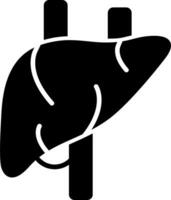 ícone de vetor de fígado