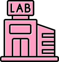 ícone de vetor de laboratório