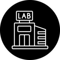 ícone de vetor de laboratório