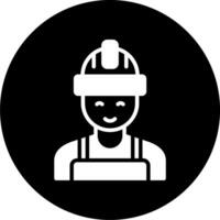 ícone de vetor de trabalhador
