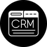 ícone do vetor crm