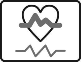 ecg vetor ícone