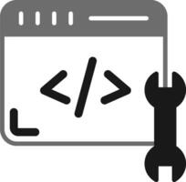 ícone de vetor de código