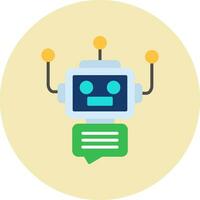 ícone de vetor de chatbot