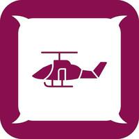ícone de vetor de helicóptero militar