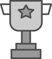 design de ícone de vetor de troféu