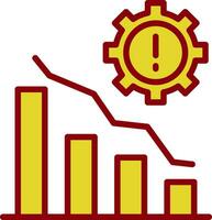 mercado perturbações vetor ícone Projeto