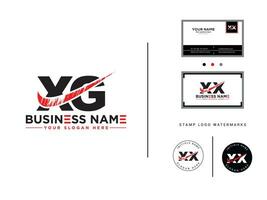 abstrato xg logotipo ícone, alfabeto xg escova carta logotipo para fazer compras vetor