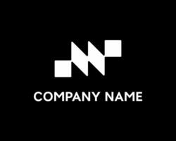 a carta m logotipo é simples e moderno. muito adequado para empresas operativo dentro a tecnologia setor. vetor