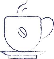 café copo mão desenhado vetor ilustração