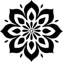 mandala, minimalista e simples silhueta - vetor ilustração