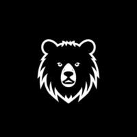 Urso - minimalista e plano logotipo - vetor ilustração