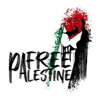 livre Palestina ilustração vetor Projeto. adequado para camiseta Projeto