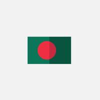 ícone de bandeira de bangladesh vetor