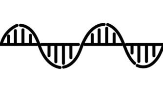 gene ilustração dentro pontilhado linha estilo2 vetor