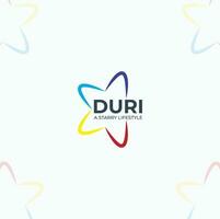 duri logotipo Projeto vetor