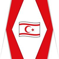 norte Chipre bandeira abstrato fundo Projeto modelo. norte Chipre independência dia bandeira social meios de comunicação publicar. norte Chipre fundo vetor