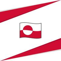 Groenlândia bandeira abstrato fundo Projeto modelo. Groenlândia independência dia bandeira social meios de comunicação publicar. Groenlândia Projeto vetor