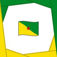 francês Guiana bandeira abstrato fundo Projeto modelo. francês Guiana independência dia bandeira social meios de comunicação publicar. francês Guiana bandeira vetor