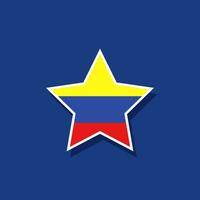 plano vetor Estrela em forma sul América bandeira oficial proporções. vetor eps 10