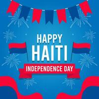 feliz Haiti independência dia ilustração vetor fundo. vetor eps 10