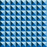 desatado azul triângulo geométrico padronizar fundo. vetor